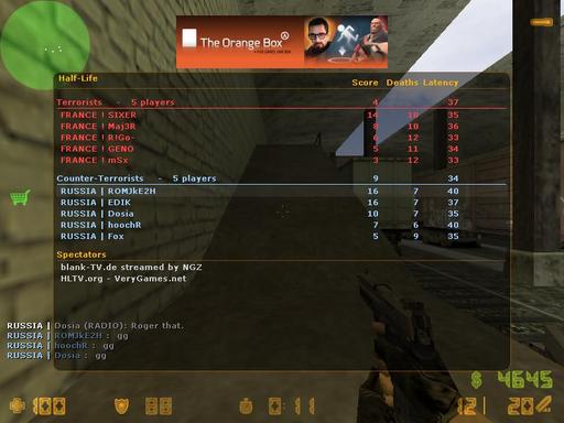 Half-Life: Counter-Strike - Россия в финале ASUS ENC 2010 CS 1.6